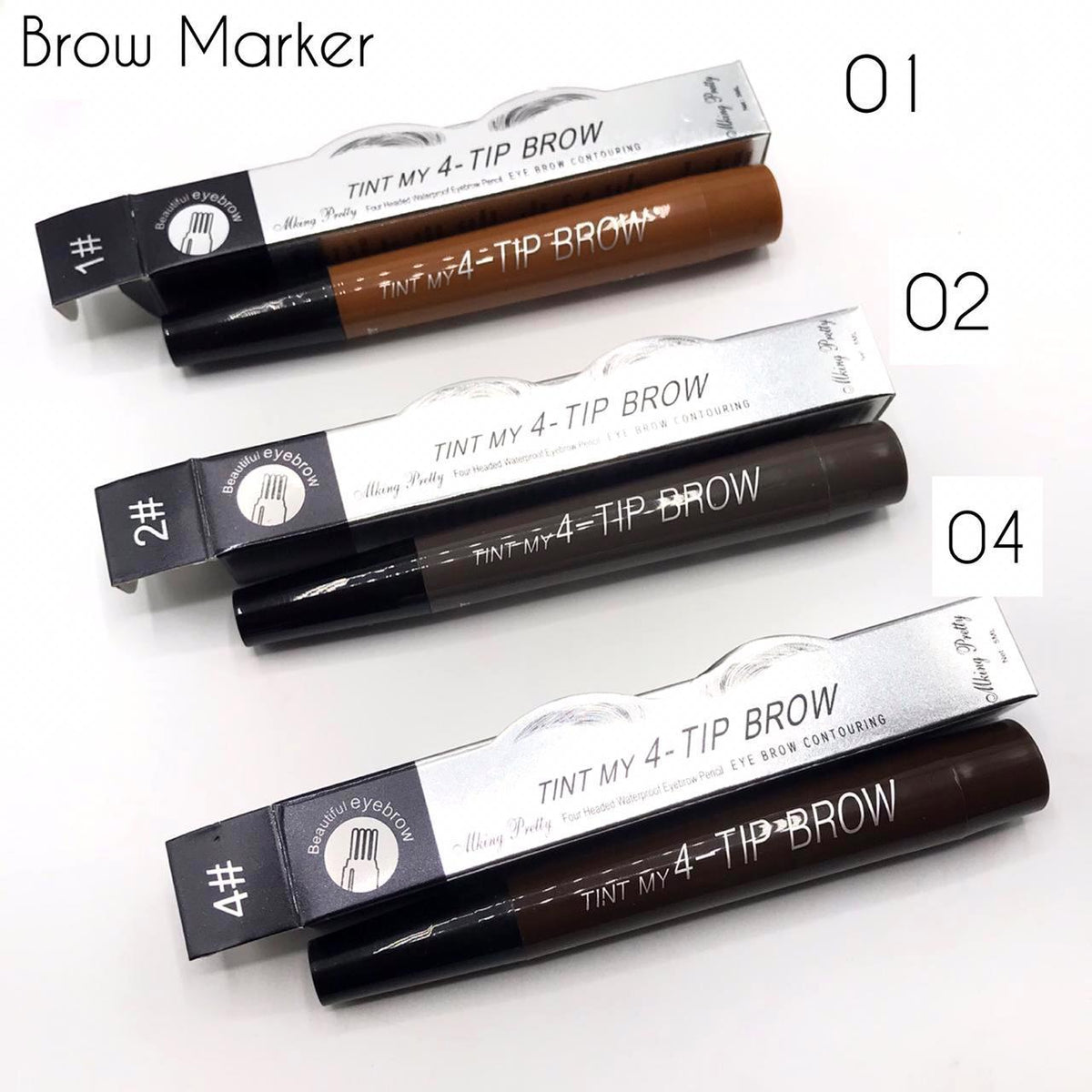 Tint My 4-Tip Eye Brow Mascara