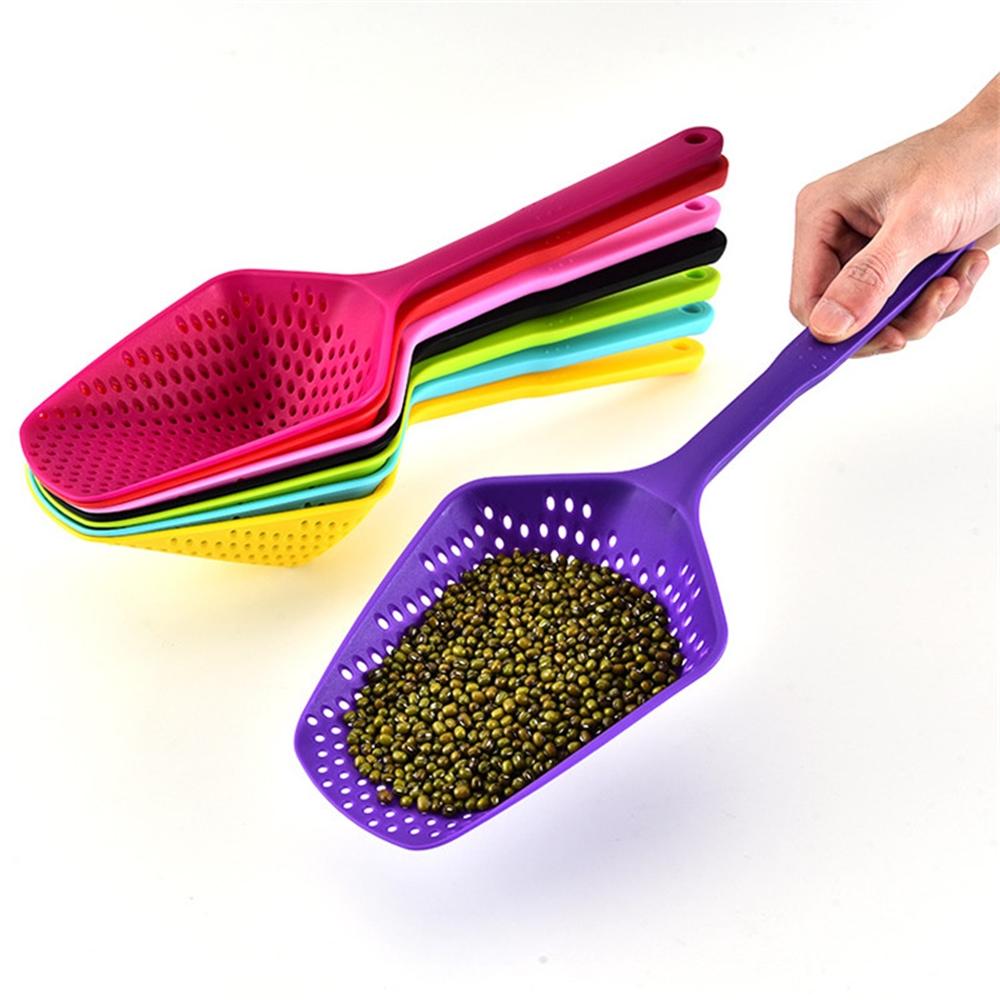 1 Pcs Cooking Drain Colanders Shovel Strainer - Multicolor
