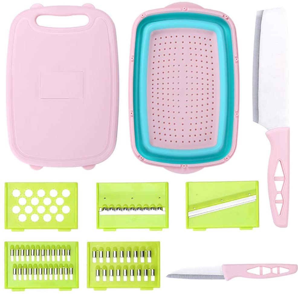 9 In 1 Multi-Functional Vegetable With Basket And Cutting Board