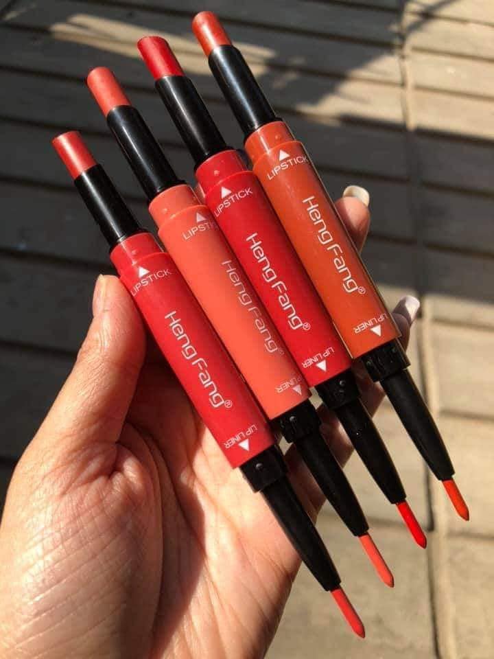 2 in 1 Lipliner+Lipstick Set of 8-Colors