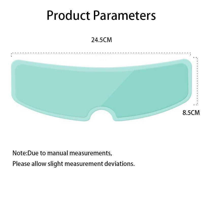 ANTI-FOG/ANTI-RAIN PATCH FOR HELMET 2IN1