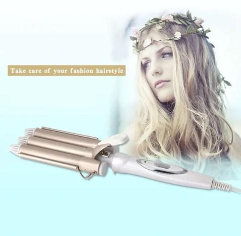 Threefold Curling wave Iron