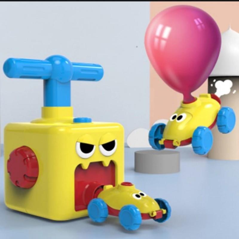 Two-in-one New Power Balloon Car Toy Inertial Power Balloon launcher Education Science Experiment Puzzle Fun Toys for Children