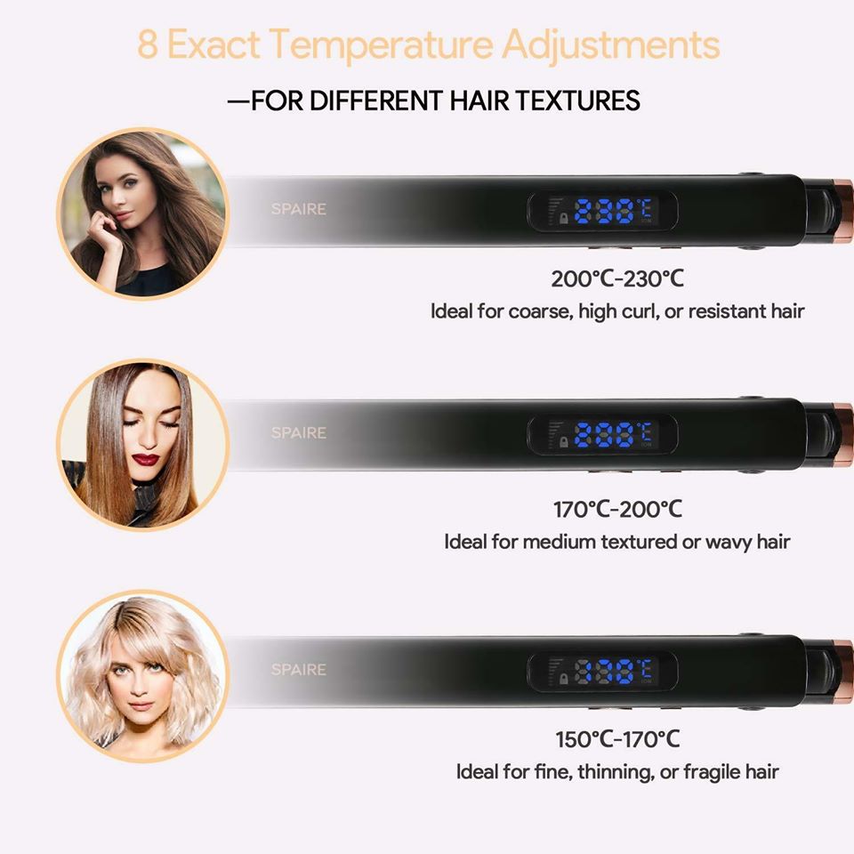 Ultra Fine Dual Voltage Professional Hair Iron