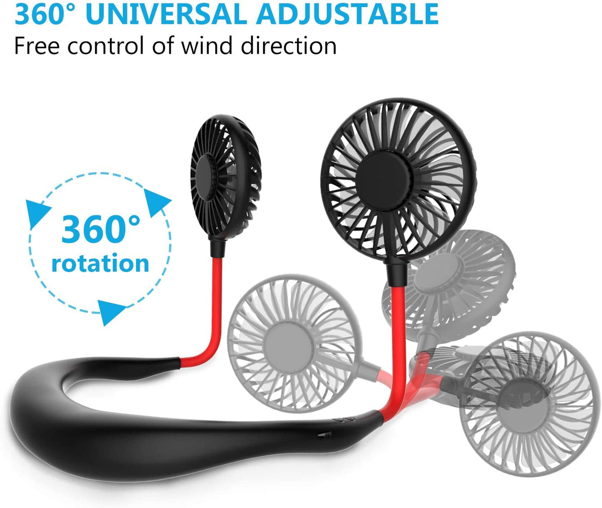 Hands Free Portable Neck Fan