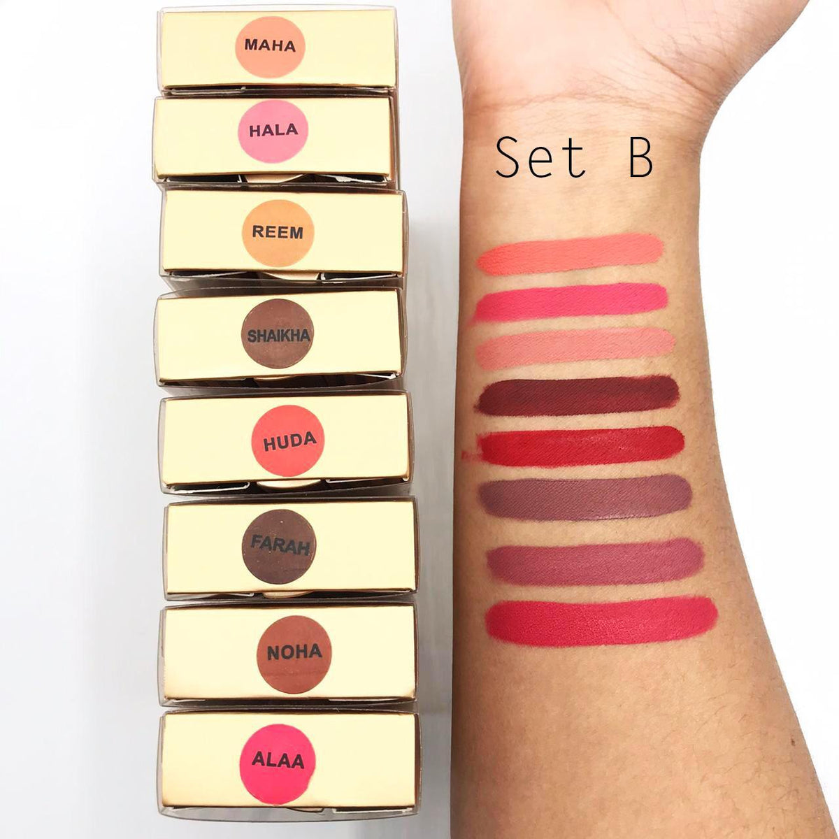 Amazing RoyaIzz matte pigmented lip gloss 8 colors