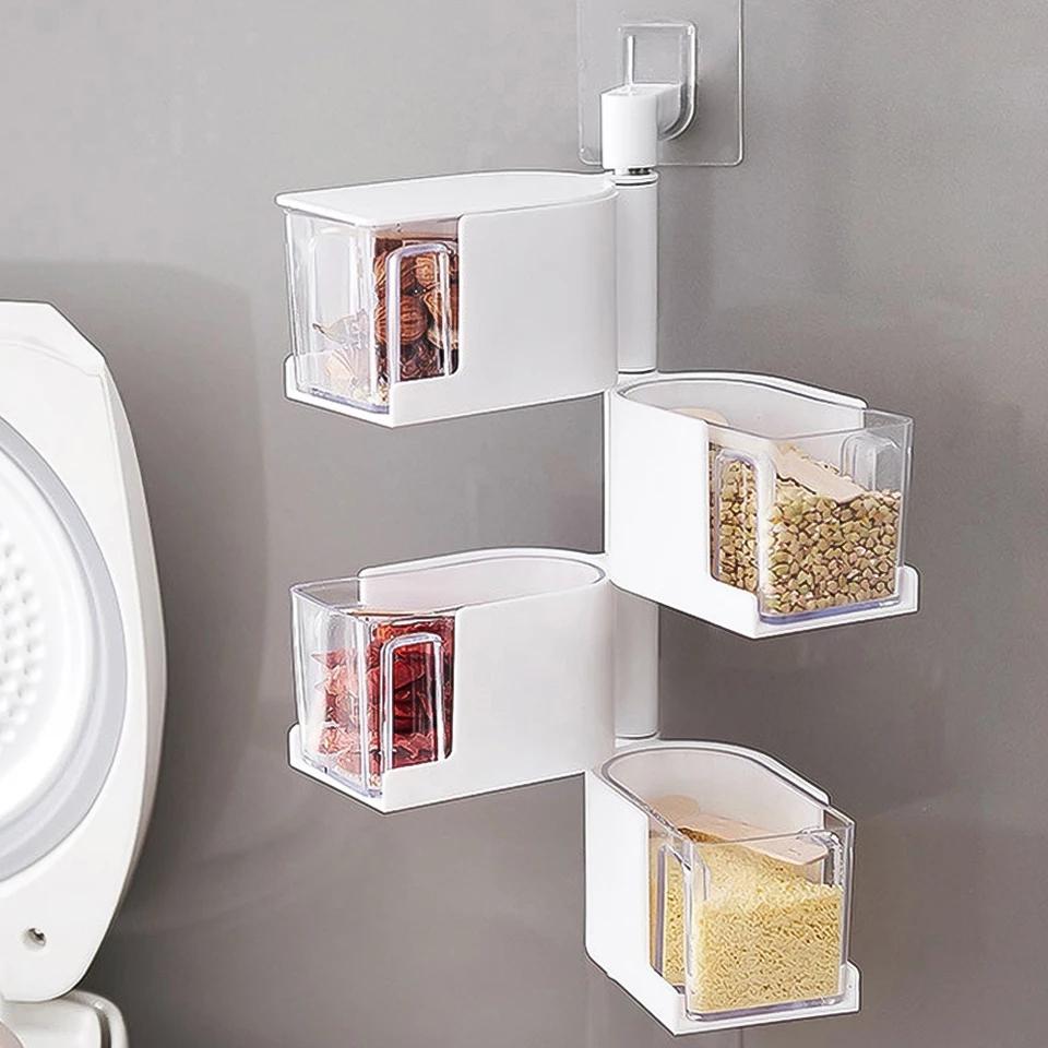 Wall Mounted Seasoning Spice Set