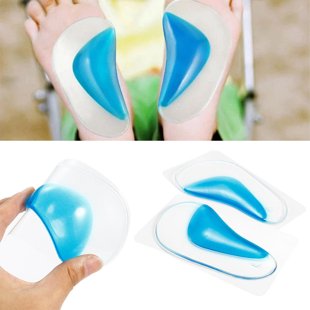 Silicone Gel Children Orthotics Insoles for Kids Baby Flatfoot