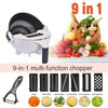 Multifunctional Rotate Vegetable Cutter With Drain Basket