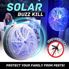 2IN1 MOSQUITO INSECT SOLAR BUZZ KILL ZAPPER KILLER