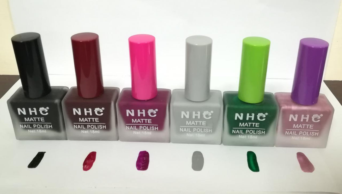 Amazing Matte Nail Paint ( Pack Of 6 )