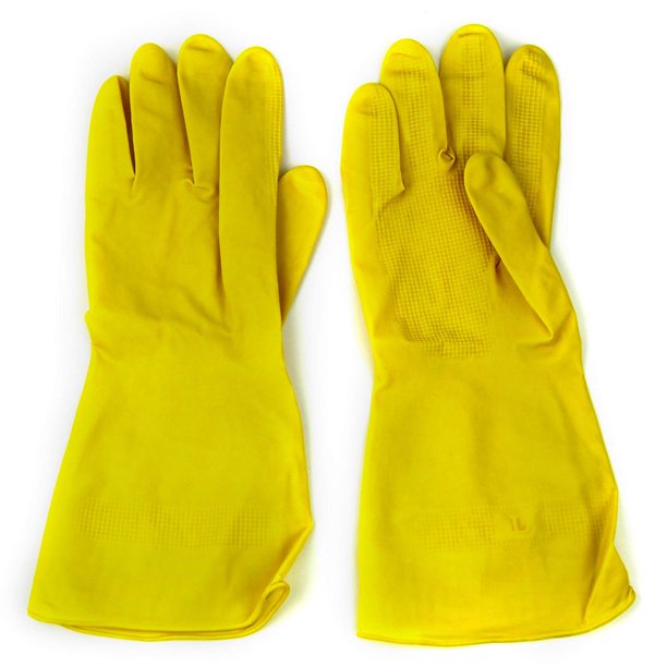 Gloves Smooth Rubber Washcloth Household Cleaning House Garden Kitchen Dishwashing Mittens