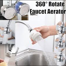 Splash Water Saving Shower Filter Tap for Kitchen Bathroom