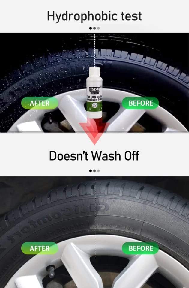 Auto Car Tire Coating Tyre Gloss Long-lasting Tire Shine Tyre Coating Liquid