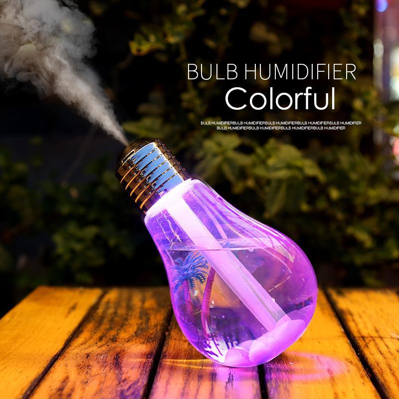 USB Night Light Bulb Humidifier Air Purifier