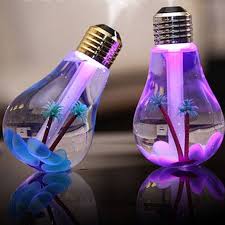USB Night Light Bulb Humidifier Air Purifier