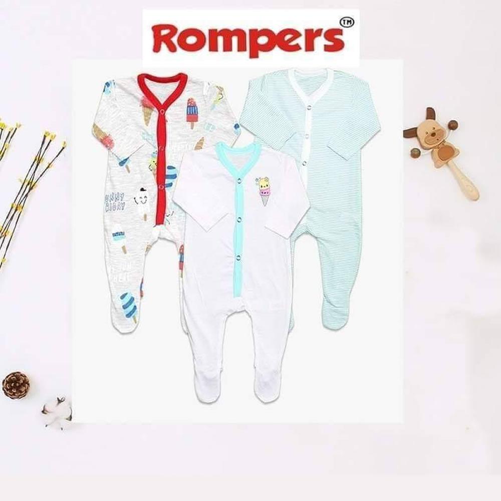 SLEEP SUIT PACK OF 3 For SIZE NEW BORN TO 3 YEARS Deal 2