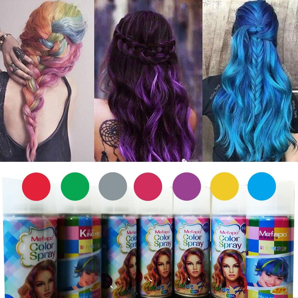 Temporary hair Color Spray
