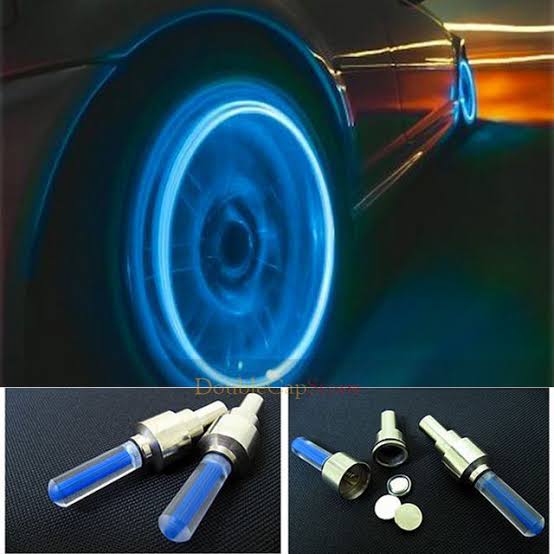 Set of 4 LED Flash Tyre Bike Wheel
