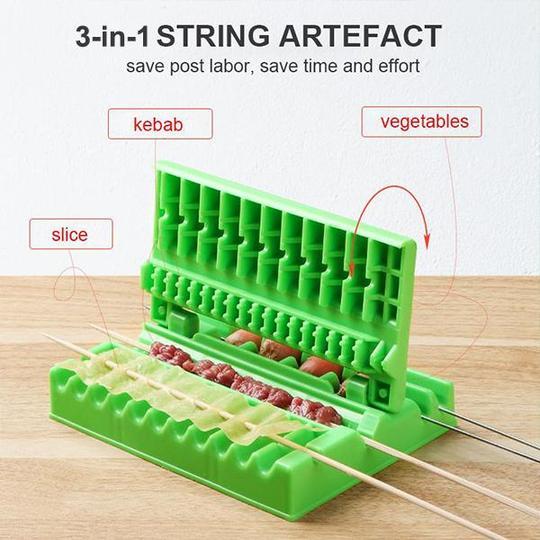 3 In 1 Multifunction BBQ Skewers Meat