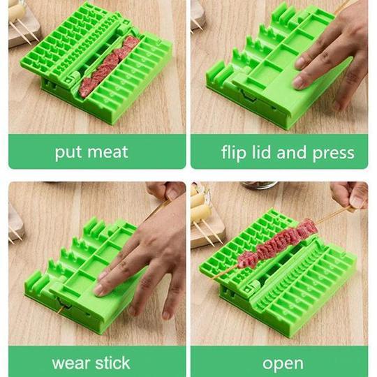 3 In 1 Multifunction BBQ Skewers Meat