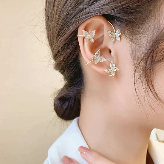 Butterfly Ava Ear Cuffs ( PAIR)