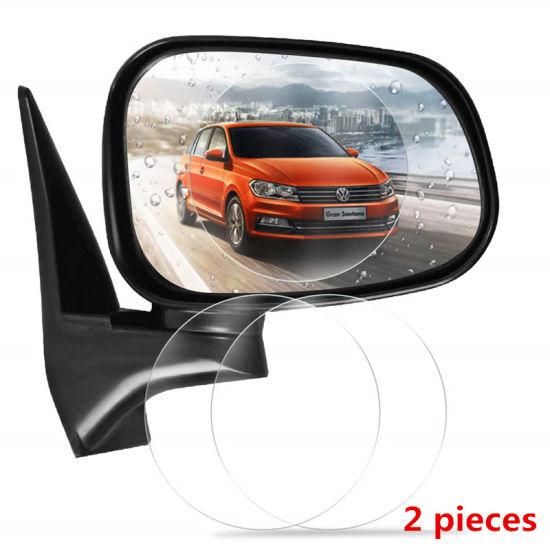 2pcs Car Rearview Mirror Rainproof.