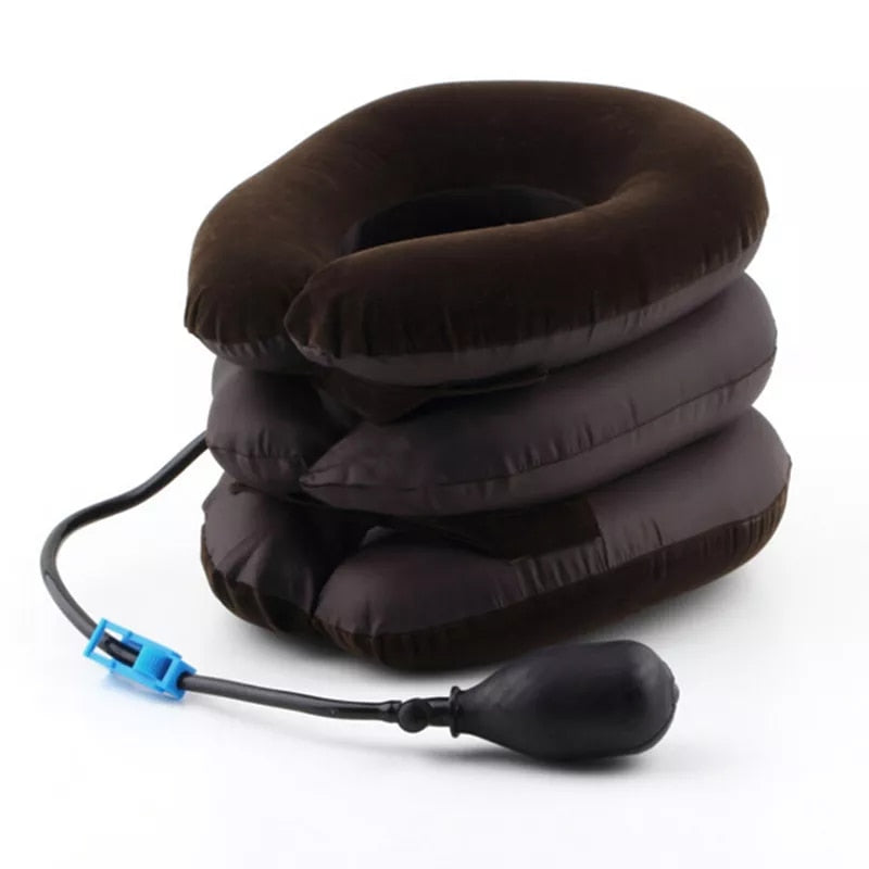 Inflatable Air Neck Cervical Collar Pillow Pain Stress Relief