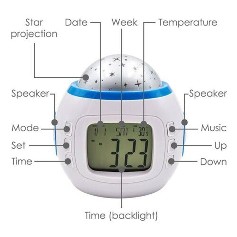 Sky Star Children Baby Room Night Light Projector