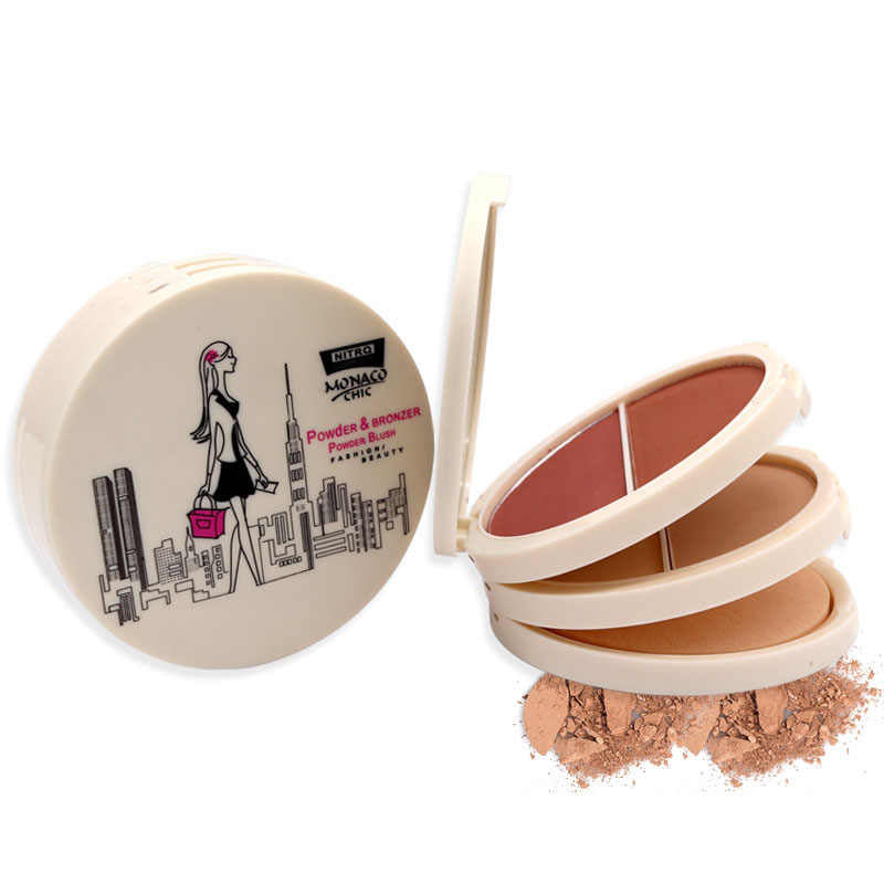 3 IN 1 POWDER & BRONZER & POWDER BLUSH PALETTE