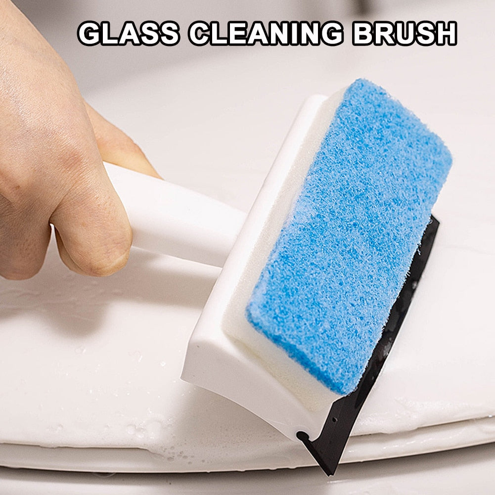 Glass Cleaner 2 In 1 Glass Cleaning Towel Brush Brush Cleaning Mirror