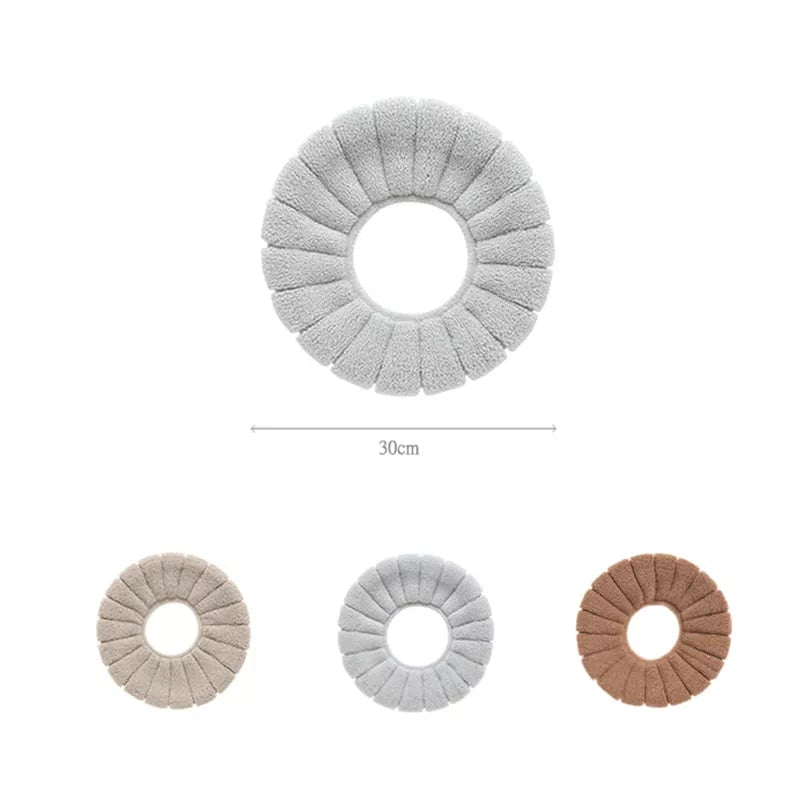 Toilet Cover Comfort Warm Winter Sanitary Cover Thickener Bathroom