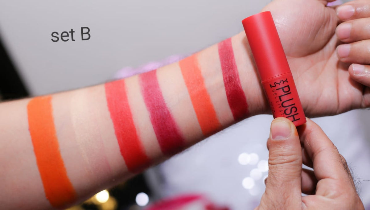 NYX MATTE PLUSH LIPSTICK PACK OF SIX (06