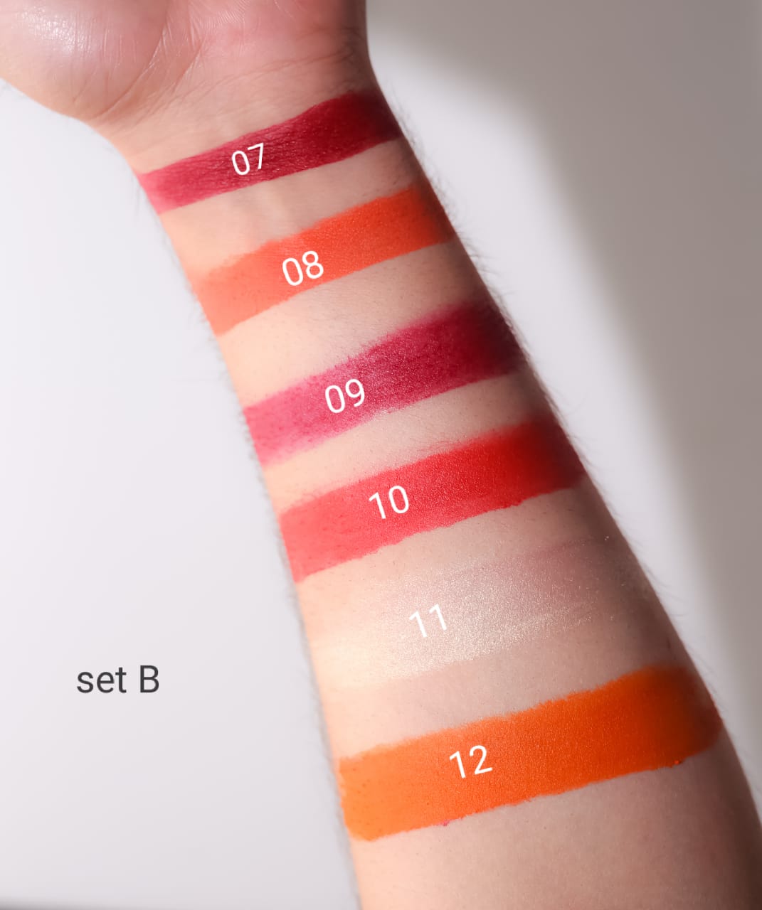 NYX MATTE PLUSH LIPSTICK PACK OF SIX (06