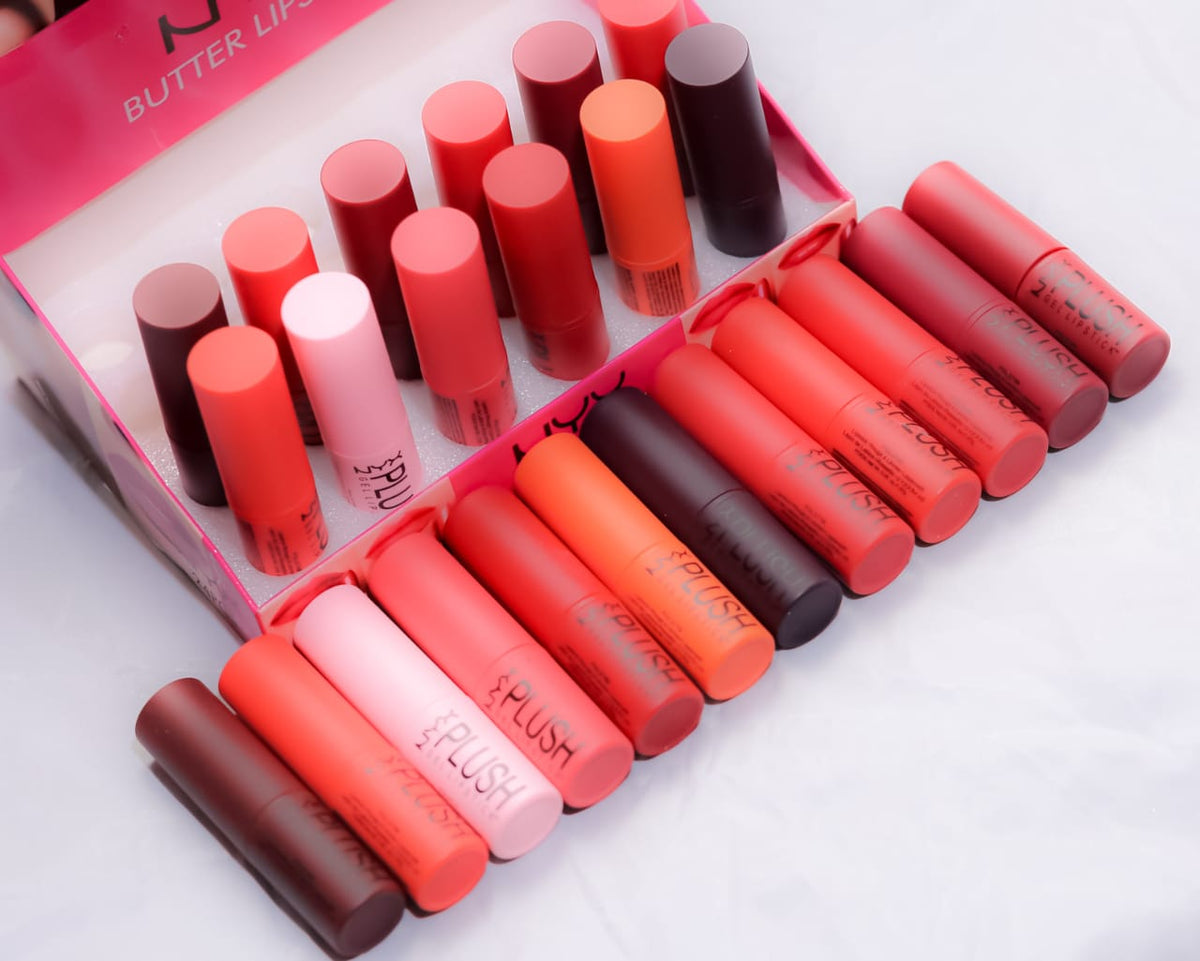 NYX MATTE PLUSH LIPSTICK PACK OF SIX (06