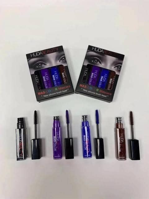 HUDA BEAUTY PACK OF 4 COLOURFUL MASCARAS