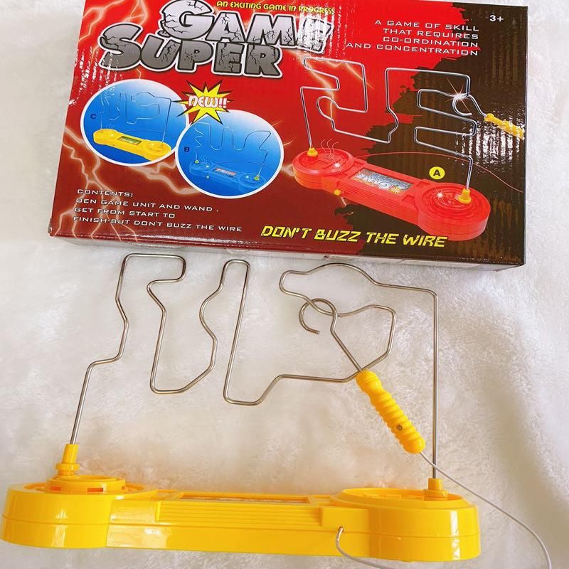 Kids Collision Electric Shock Toy Education Electric Touch Maze Game