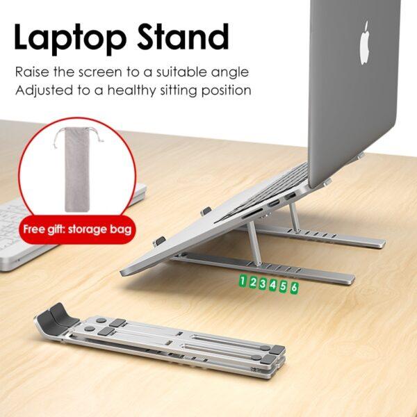 Seven Position Adjustable Laptop Stand