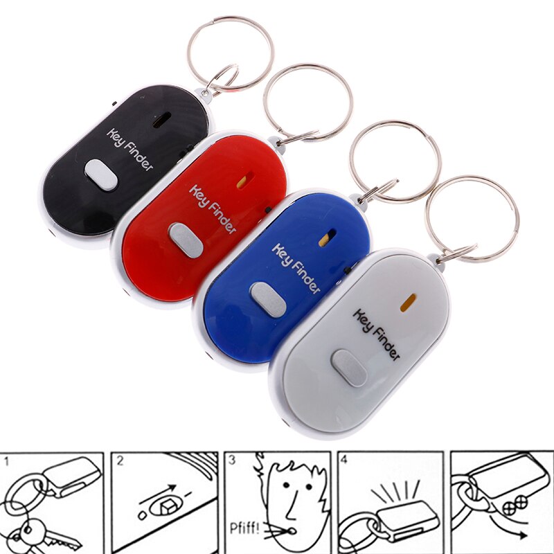 Mini Portable Whistle Key Finder Keychain