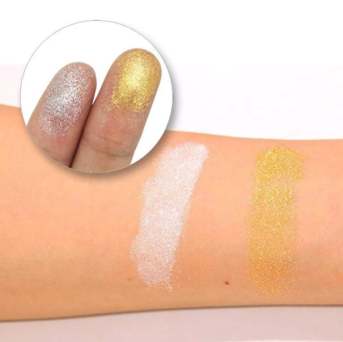Miss Rose 2 In 1 Loose Powder Shinner And Eye Shadow ( Waterproof)