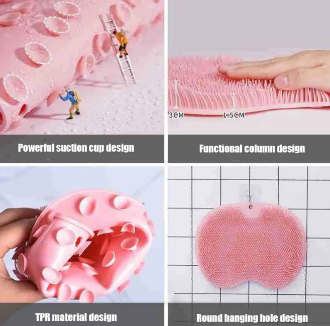 Silicone Back Brush & Foot Massager