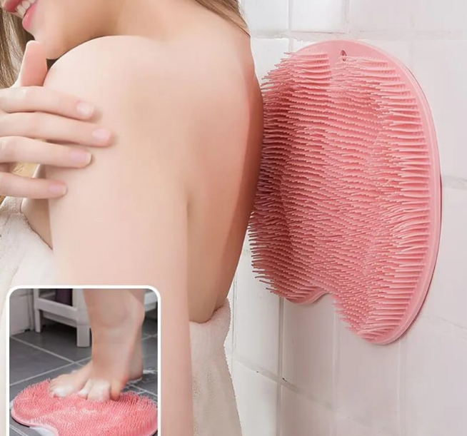 Silicone Back Brush & Foot Massager