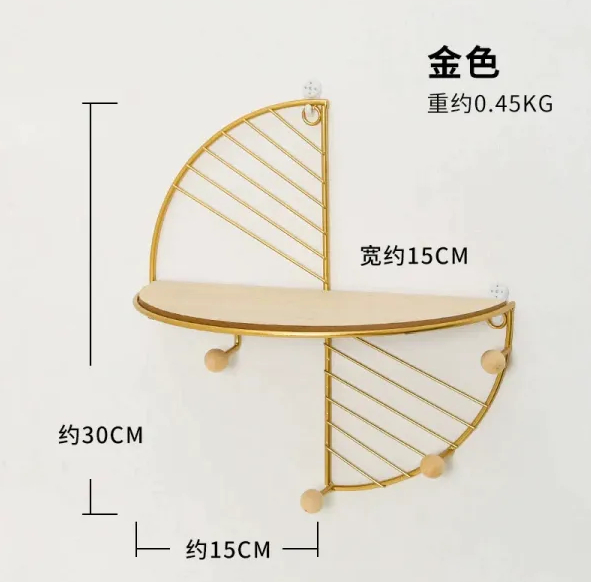 Creative Wall Storage Shelf With Hook