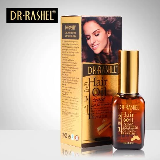 DR RASHEL HAIR OIL GOLD 2 IN 1