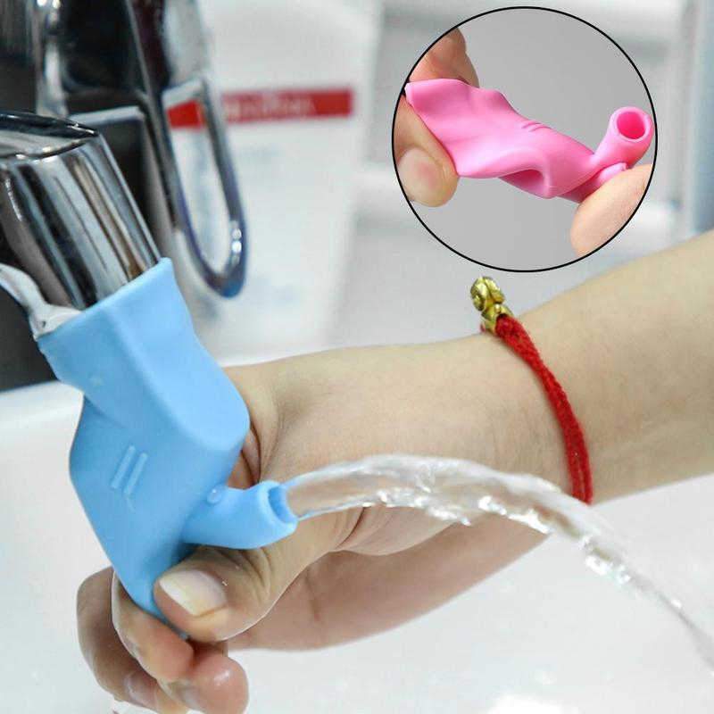 Silicone Sink Tap Extender Bathroom Water Tap Extension Kitchen