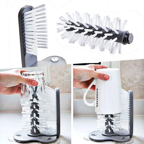 Glass Washer with double sided brush