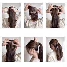 Bird Nest Hair Clips Holder Ponytail Holder Bun Barz Bun Clip Accessories for Women and Girls