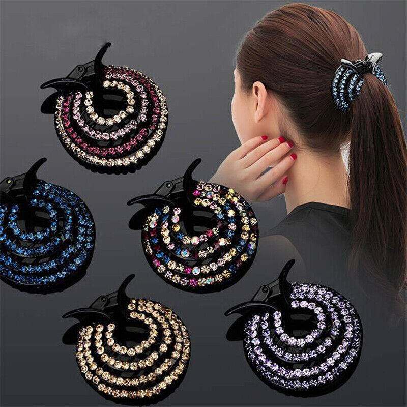 Bird Nest Hair Clips Holder Ponytail Holder Bun Barz Bun Clip Accessories for Women and Girls