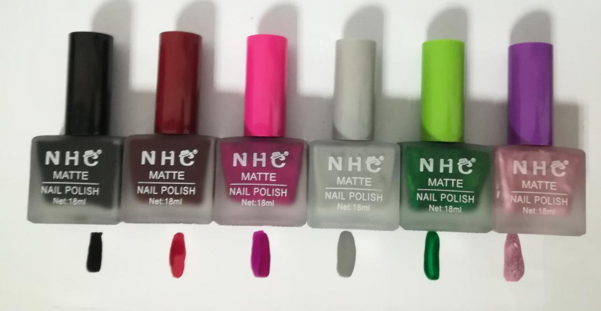 Amazing Matte Nail Paint ( Pack Of 6 )