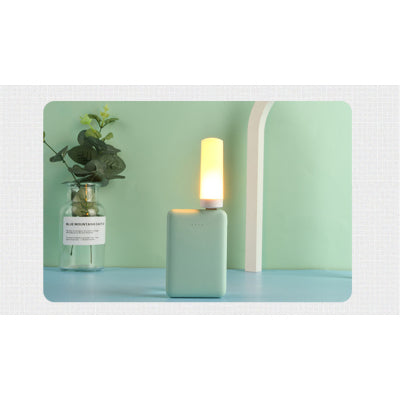 USB Atmosphere Light LED Flame Flashing Candle Lights Book Lamp For Power Bank Camping Lighting Cigarette Lighter Effect Light
